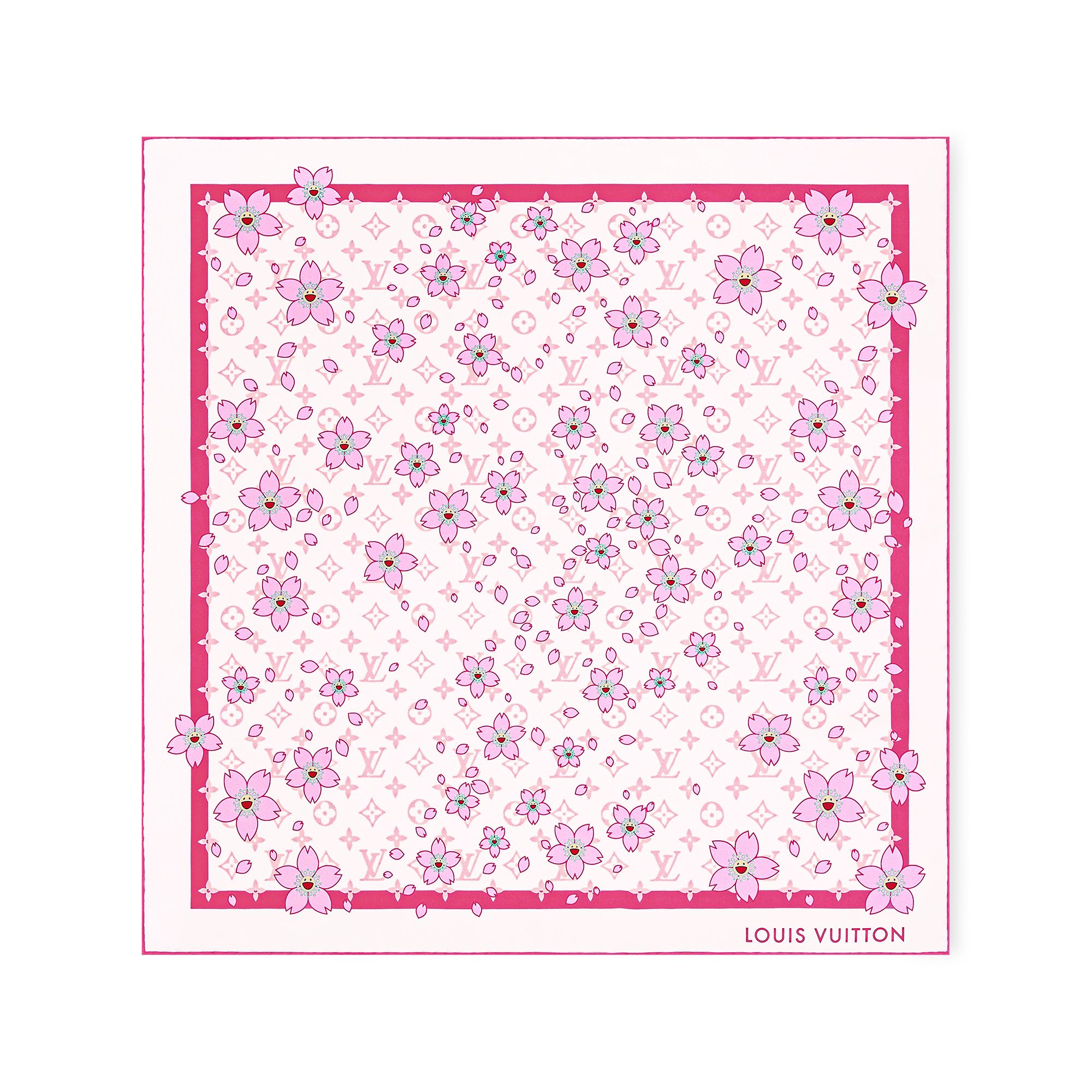 LV x TM Monogram Cherry Blossom Square 70 . - Accessories